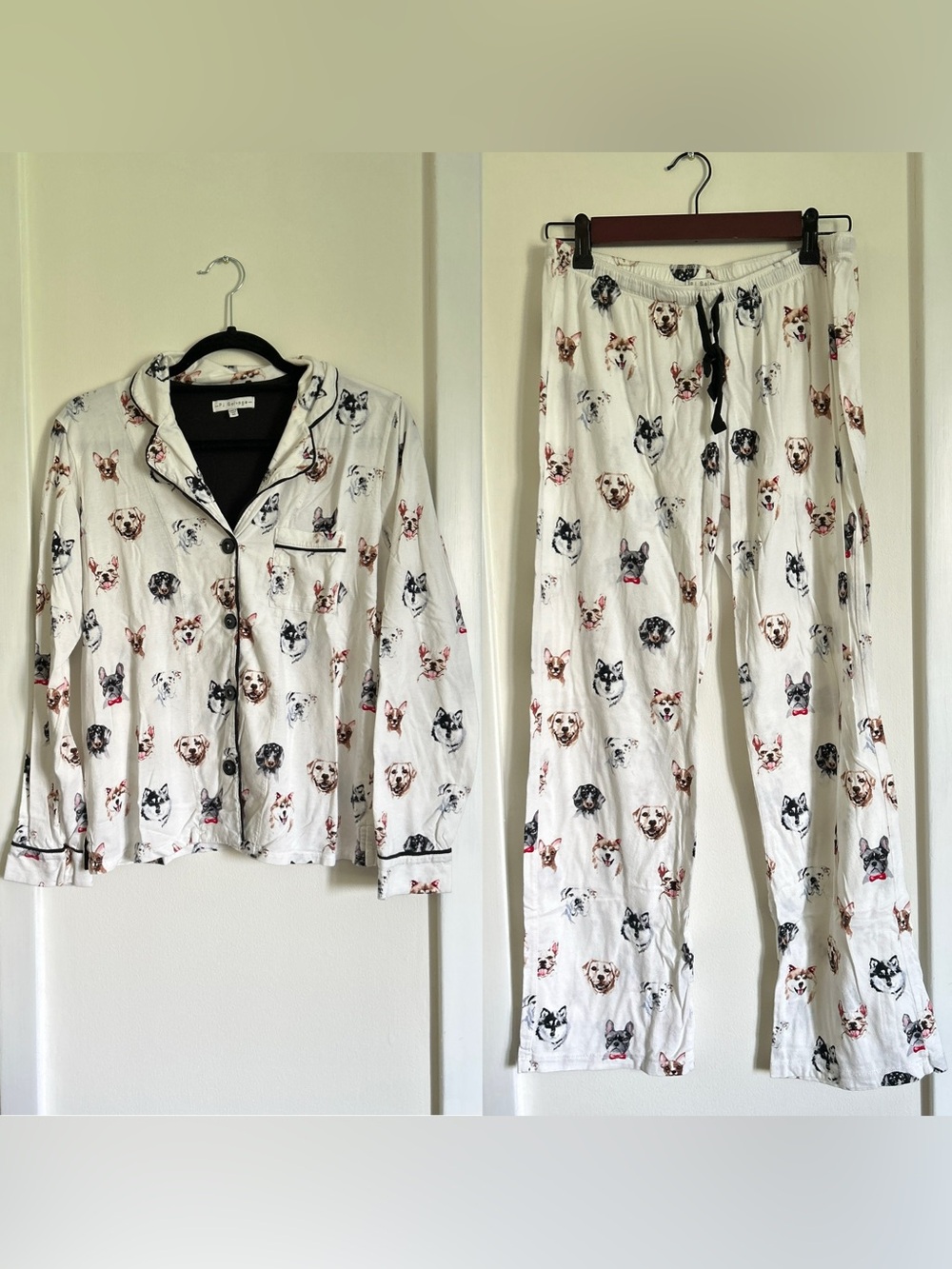 PJ Salvage Dog Print Pajama Set